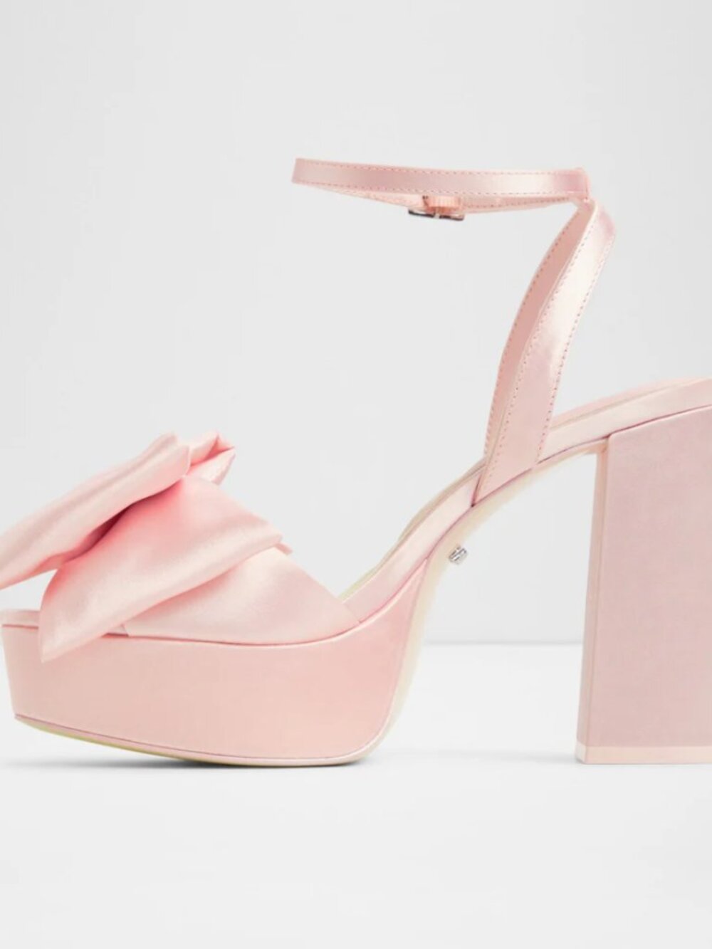 ALDO x Disney - "Stepsister" Pink Bow Heeled Sandals - Picture 5 of 7